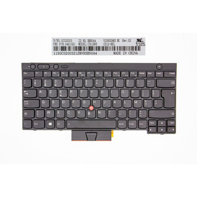 Lenovo ThinkPad L530 fekete belga Laptop billentyűzet