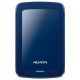 ADATA  HV300 1TB Slim USB 3.2 kék külső winchester (AHV300-1TU31-CBL)