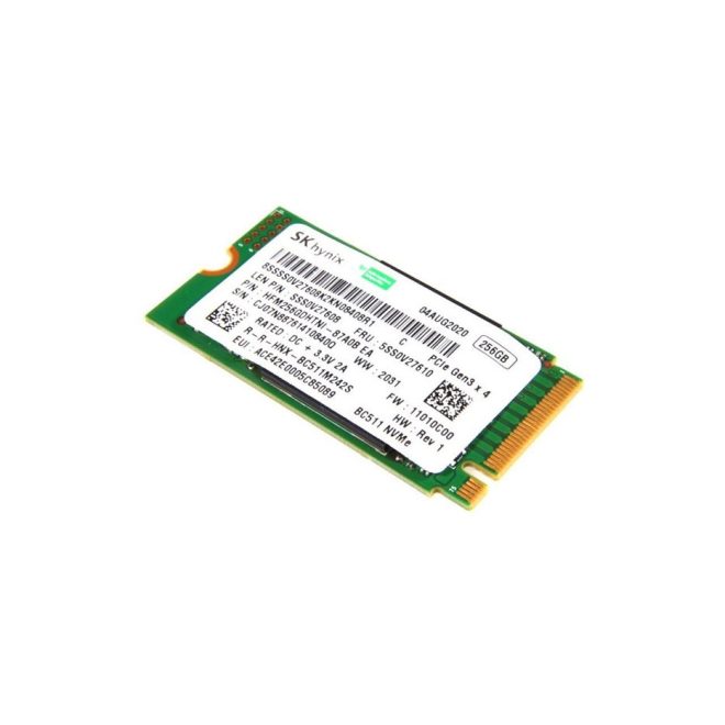 SK hynix 256GB SSD meghajtó M.2 PCIe NVMe, (2242) (HFM256GDHTNI-87A0B)