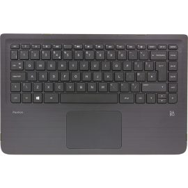   HP Pavilion X360 13T-S100 fekete UK angol Laptop billentyűzet