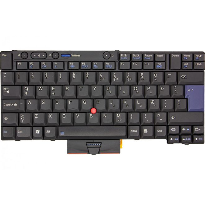 Lenovo ThinkPad X220i Tablet fekete izlandi Laptop billentyűzet