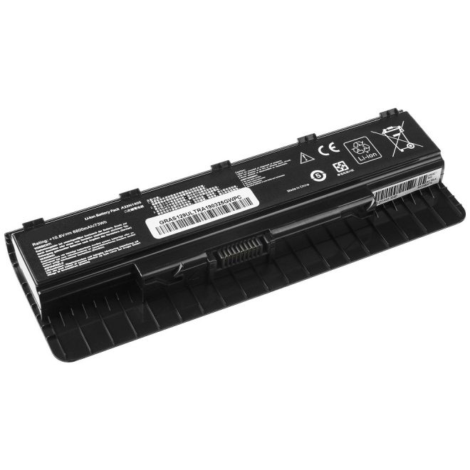 Asus G58 Laptop Akkumulátor, új, gyárival megegyező minőségű helyettesítő, 9 cellás (6800mAh)