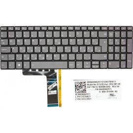   Lenovo IdeaPad 330S-15IKB, 720S-15IKB gyári új magyar szürke keret-nélküli háttér-világításos billentyűzet (PC5CB-HUN)