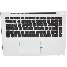   Lenovo IdeaPad U31-70 fehér-fekete norvég Laptop billentyűzet