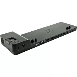   HP 2013 UltraSlim dokkoló állomás, 2x DisplayPort, VGA, 4x USB, Internet (D9Y32AA)