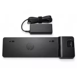   HP 2013 UltraSlim dokkoló + 65W HP adapter, 2x DisplayPort, VGA, 4x USB, Internet (D9Y32AA)