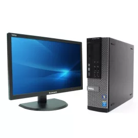   Dell OptiPlex 7020 SFF + 22" Lenovo ThinkVision LT2252p  | Intel Core i7-4770K | 16GB RAM | 480GB SSD | DVD-RW | HD 4600 | Win 10 Pro | 2 év garancia!