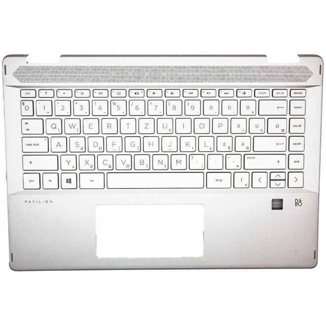 HP Pavilion X360 14T-DH100 ezüst magyar Laptop billentyűzet