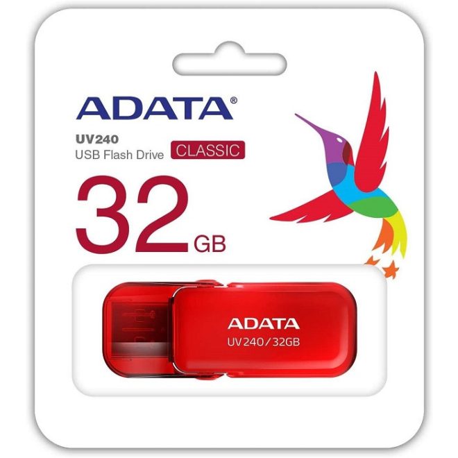 Adata UV240 32GB piros USB pendrive (AUV240-32G-RRD)