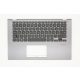 Asus VivoBook S412F, X412UA gyári új magyar sötét szürke - fekete háttér-világításos billentyűzet modul (90NB0KP2-R33HU0)