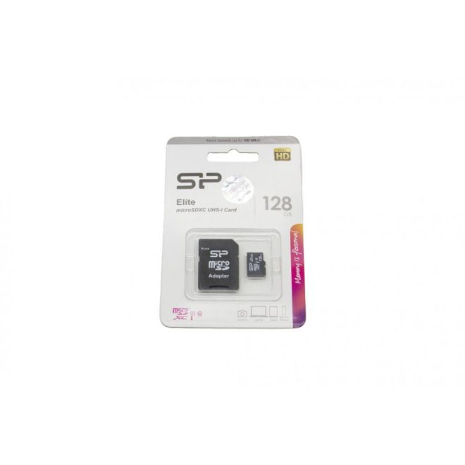 Silicon Power 128GB UHS-I MicroSDHC / MicroSDXC kártya + adapter (SP128GBSTXBU1V10SP)