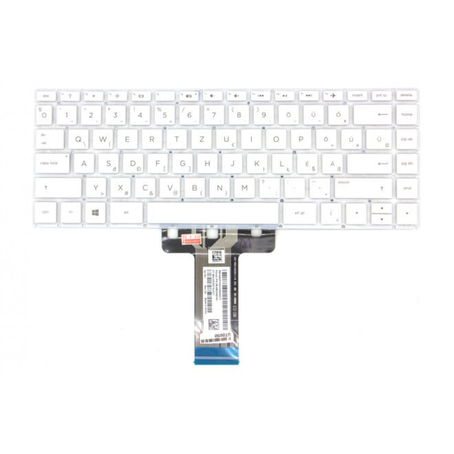 HP 14 14Z-bw0 fehér magyar Laptop billentyűzet