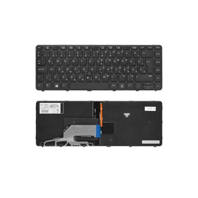 HP Probook 640, 645 G2 gyári új magyar háttér-világításos billentyűzet (822338-211, 840801-211)