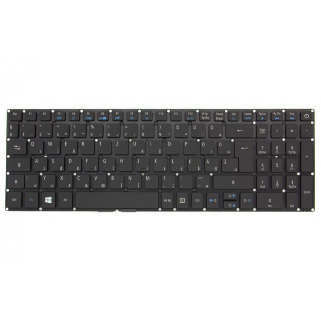 Acer Aspire E5-532 fekete magyar Laptop billentyűzet