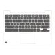 Lenovo Chromebook C330 fehér használt angol billentyűzet modul touchpaddal (5CB0S72816)