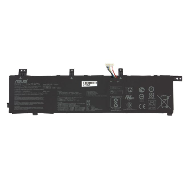 Asus VivoBook S532FL-BN156T Laptop Akkumulátor, gyári új, 3 cellás (3640mAh)