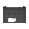 HP 15 15-EC100 fekete-zöld magyar Laptop billentyűzet