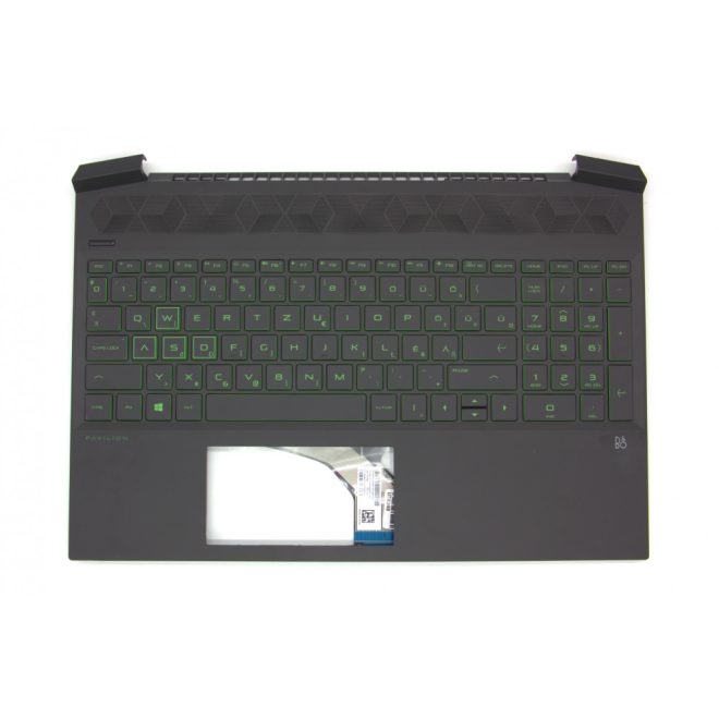 HP 15 15-EC100 fekete-zöld magyar Laptop billentyűzet