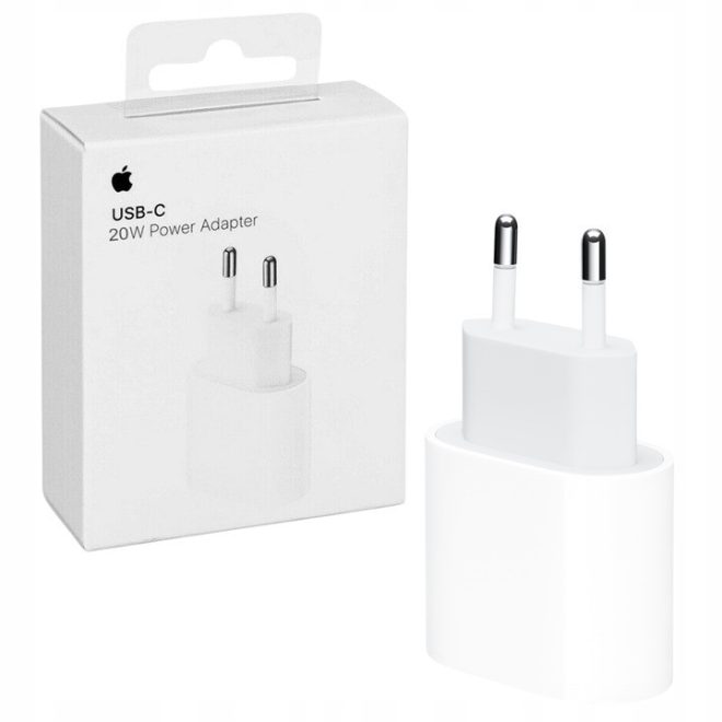 Apple Gyári Dobozos 20W USB-C (Type-C) fali telefon és tablet töltő (MHJE3ZM/A, A2347)