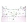 Samsung NP350V5C, NP355V5C gyári új rózsaszín felső fedél (palmrest burkolat) (BA81-17716C)