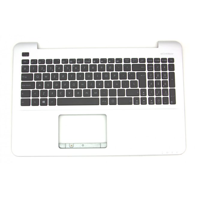Asus X555 X555LF ezüst-fekete spanyol Laptop billentyűzet