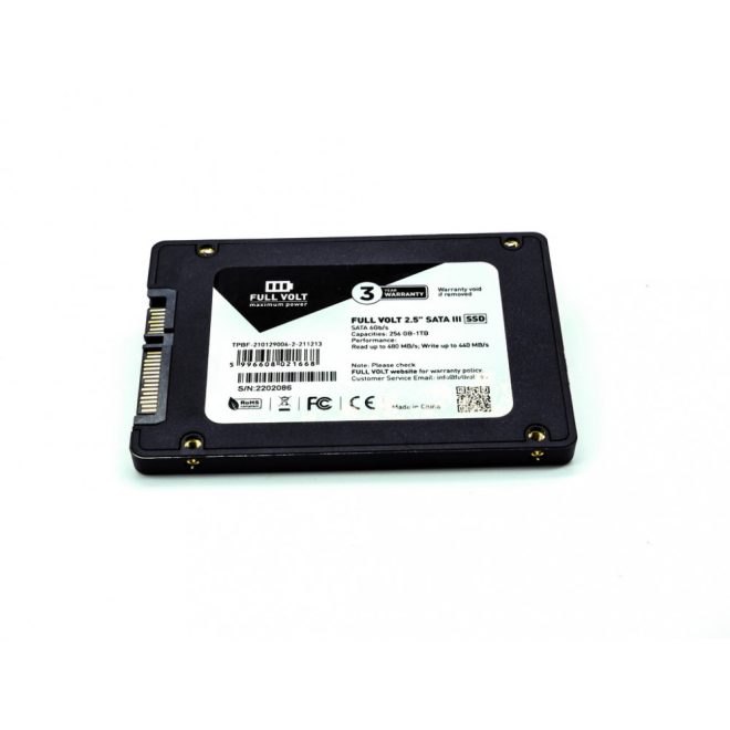 FULL VOLT 1TB SSD meghajtó | 3 év garanciával
