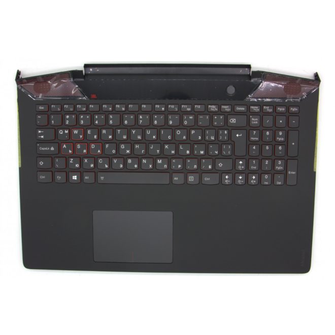 Lenovo IdeaPad Y700-15ACZ, Y700-15ISK gyári új bolgár háttér-világításos billentyűzet modul touchpaddal (5CB0K25533)
