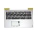 Lenovo IdeaPad 700-15ISK ezüst UK angol Laptop billentyűzet