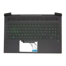 HP Pavilion 16-A000 fekete-zöld magyar Laptop billentyűzet