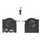 Dell Alienware M17 R3, M17 R4 gyári új CPU hűtő ventilátor (0CNV63, CNV63)
