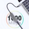 USB-C (Type-C) - Gigabit LAN Internet Hálózati átalakító (RJ45)