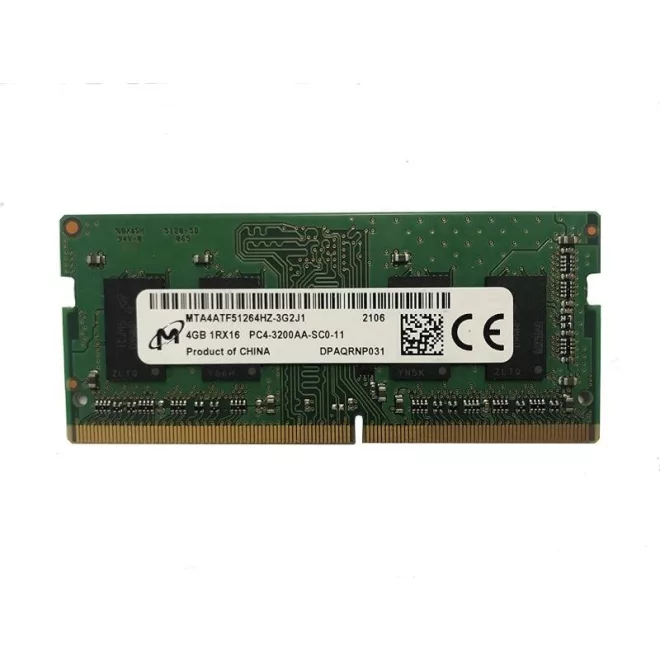 4GB DDR4 3200MHz laptop memória (260pin, CL22, 1,2V)