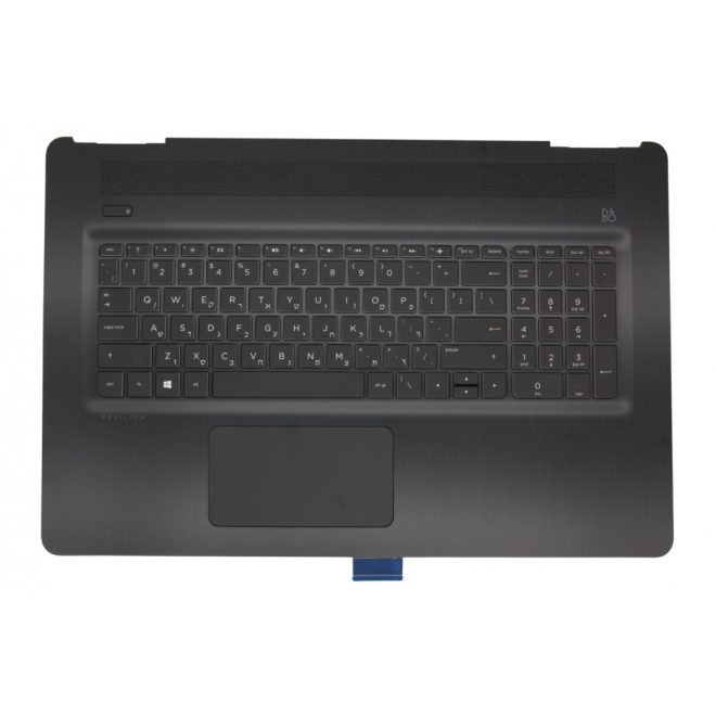 HP Pavilion 17-AB  sorozathoz gyári új héber fekete billentyűzet modul (L02743-BB1)