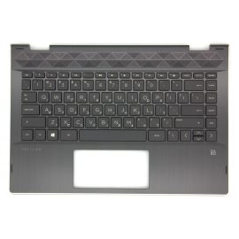   HP Pavilion X360 14T-CD000 fekete-ezüst héber Laptop billentyűzet