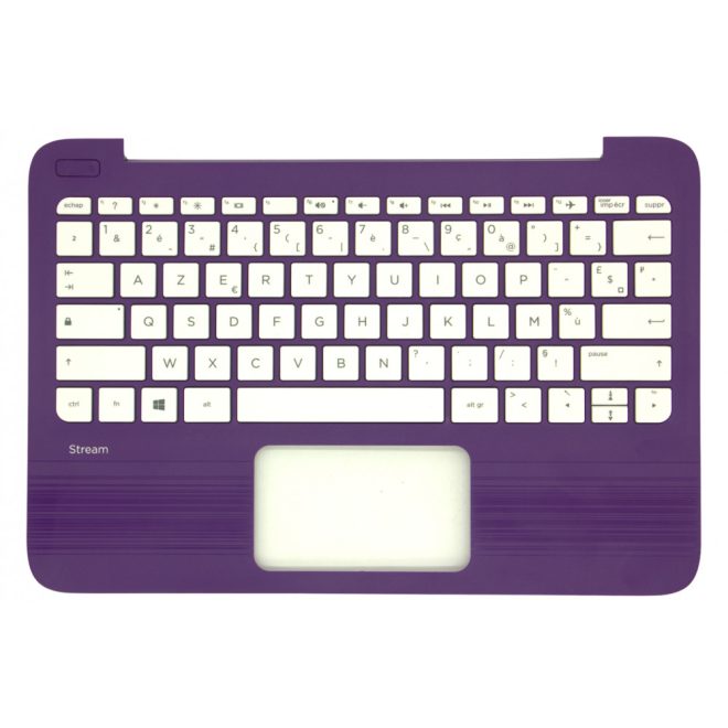 HP Stream 11-AH000 lila-fehér francia Laptop billentyűzet