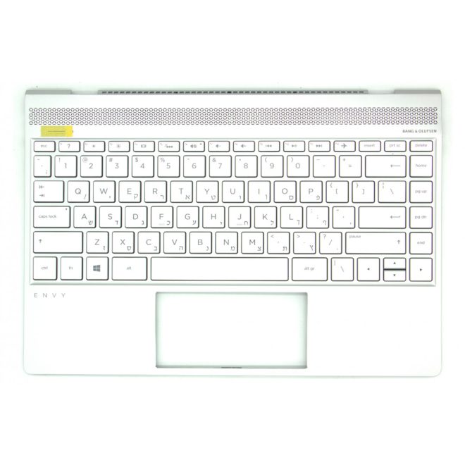 HP Envy 13T-AD100 ezüst héber Laptop billentyűzet