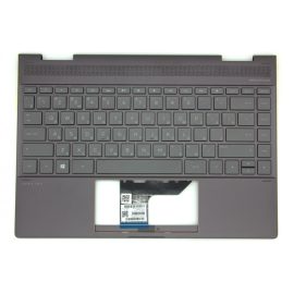   HP Spectre X360 13T-AE000 lila-fekete orosz Laptop billentyűzet