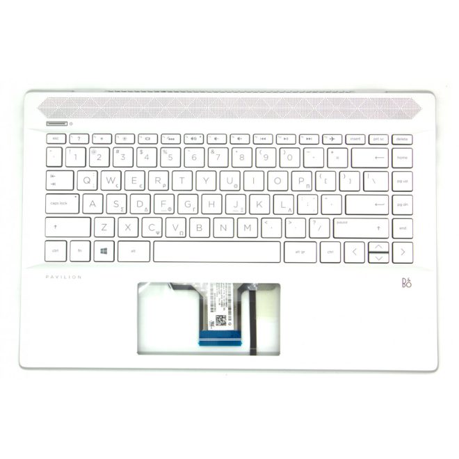 HP Pavilion 14-CE2000 ezüst görög Laptop billentyűzet