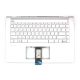 HP Pavilion 14-BK000 ezüst arab angol Laptop billentyűzet