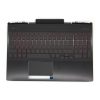 HP Omen 15-DC100 fekete-piros arab angol Laptop billentyűzet