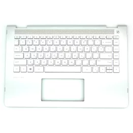   HP Pavilion X360 14-BA0 ezüst bolgár / bulgár Laptop billentyűzet