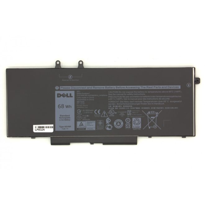 Dell Latitude 5500 Laptop Akkumulátor, gyári új, 3 cellás (8500mAh)