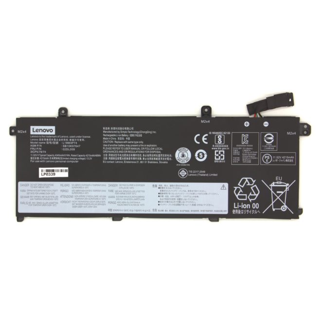 Lenovo ThinkPad T490, T495 gyári új 3 cellás 51Wh 4215mAh akkumulátor (L18M3P74)