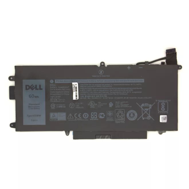 Dell Latitude 7390 2-in-1 Laptop akkumulátor, gyári új, 4 cellás (7500mAh)