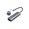 VCOM Type-C USB HUB - HDMI, SD kártya, RJ-45, 2db USB 3.0 porttal (CU4392)