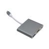 Apple kompatibilis USB-C átalakító, HDMI, USB-C és normál USB 3.0 kimenettel