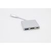 Apple kompatibilis USB-C átalakító, HDMI, USB-C és normál USB 3.0 kimenettel