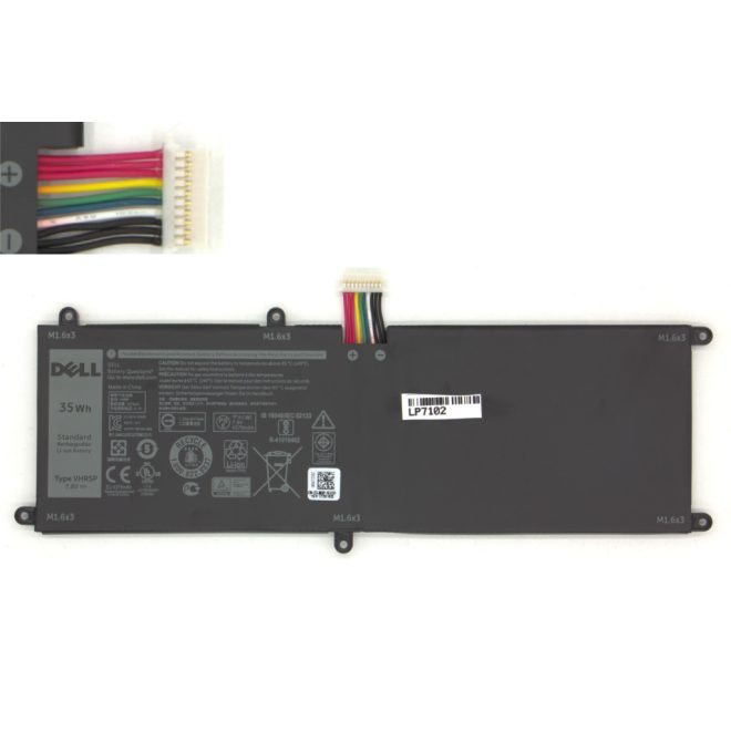 Dell Latitude 11 5175, 11 5179 gyári új 2 cellás 35Wh 4375mAh akkumulátor (VHR5P)