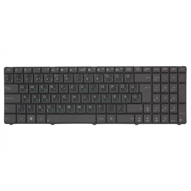 Asus X72 fekete magyarított Laptop billentyűzet