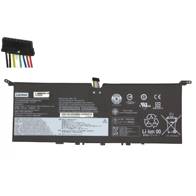 Lenovo IdeaPad Yoga S730-13IML Laptop Akkumulátor, gyári új, 4 cellás (2735mAh)